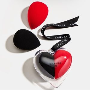 LARUCE BEAUTY - Duo Sponge Set With Heart Case
